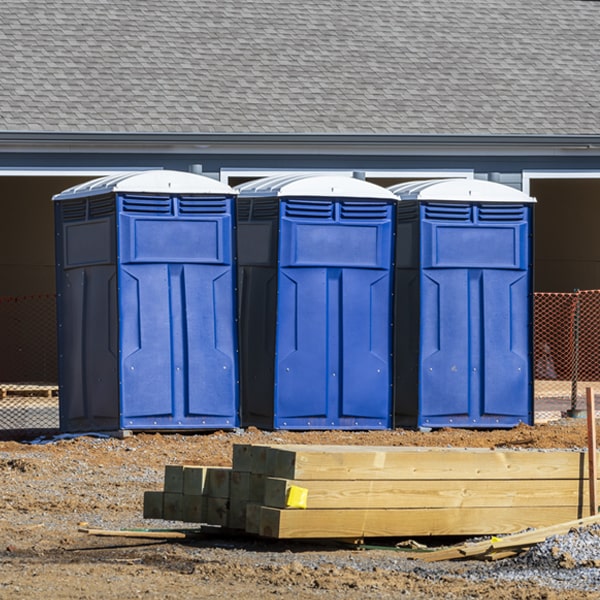 what is the maximum capacity for a single portable toilet in Mingoville PA